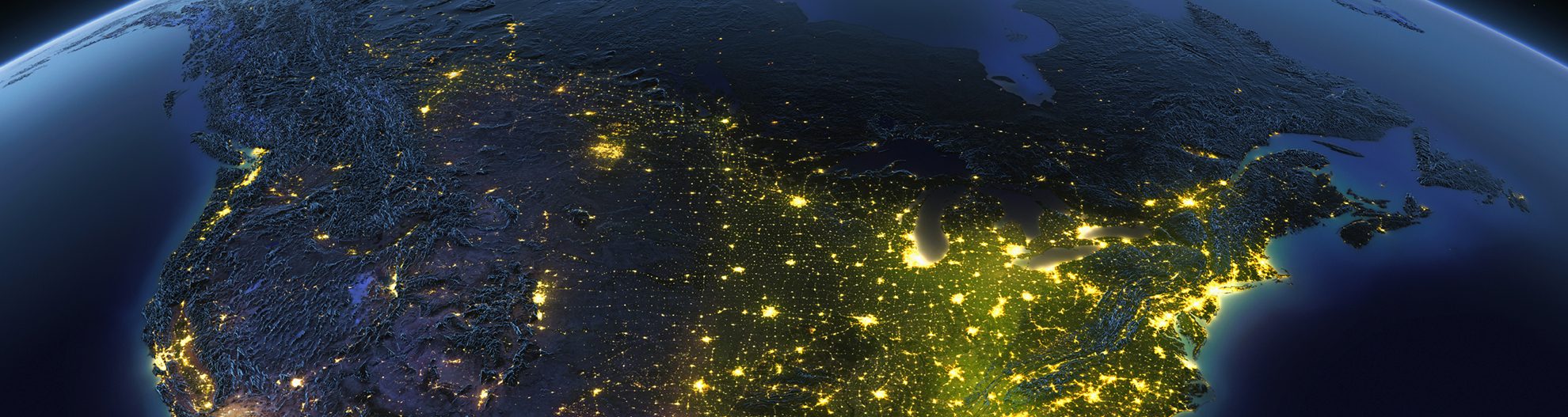 Earth at night